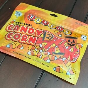 Main And Local Candy Corn Boxer Briefs- Size L NWT